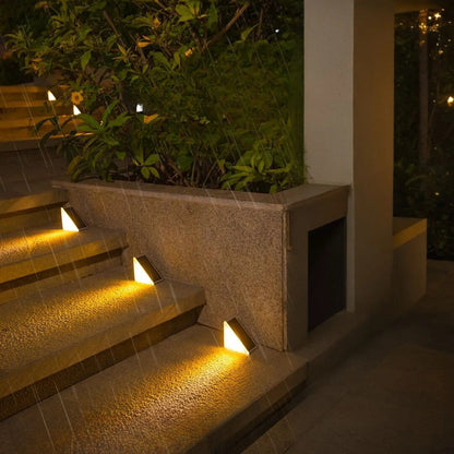 SolarStair Licht | LED Solar Treppenlampe für Außenbereich