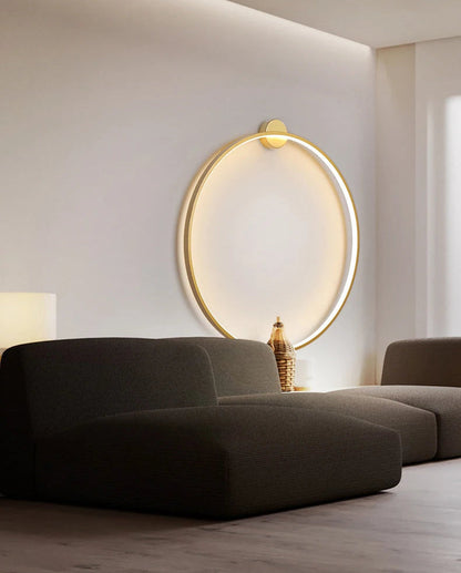 Applique Murale Orvélia | LED 3CCT + Gradation 10 Niveaux | Anneau Aluminium