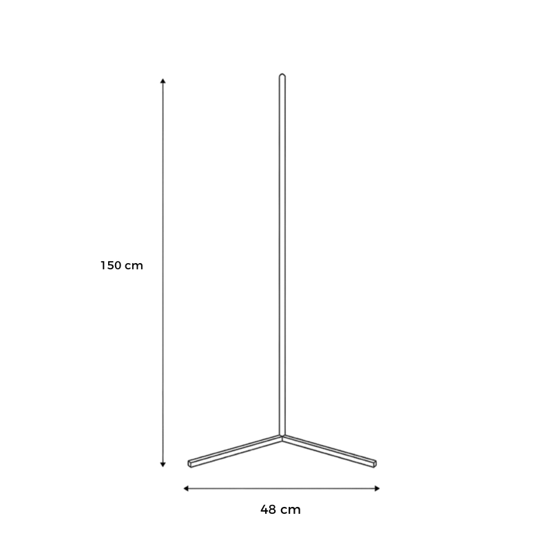 Solareen Stehleuchte | Intelligente LED Farbleuchte mit Fernbedienung