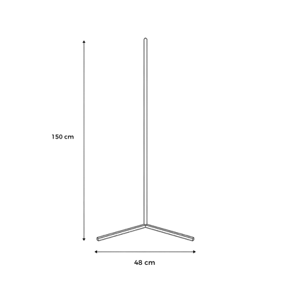 Solareen Stehleuchte | Intelligente LED Farbleuchte mit Fernbedienung