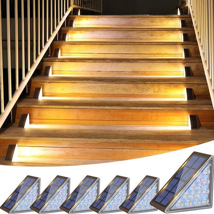 SolarStair Licht | LED Solar Treppenlampe für Außenbereich