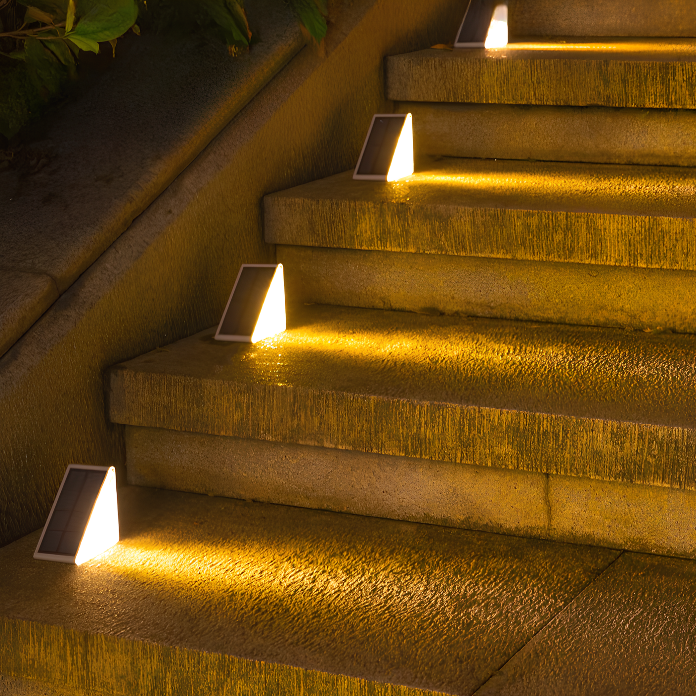 SolarStair Licht | LED Solar Treppenlampe für Außenbereich