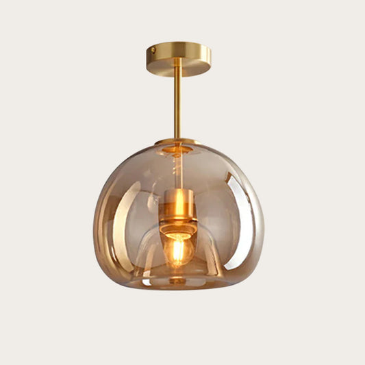 Corvéra Deckenleuchte | Kupferglas-Lampe im modernen Retro-Design