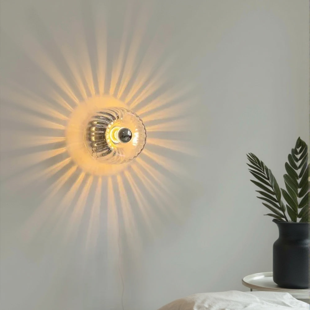 Applique Murale Voryael | E14 LED 3000K | Verre & Fer Bauhaus Nordique