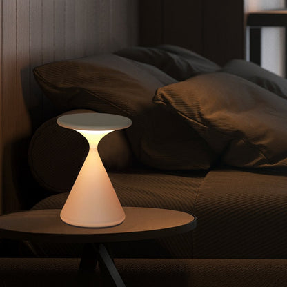 AeronGlow Tischleuchte | Kabellose LED Lampe dimmbar im Sanduhr Design