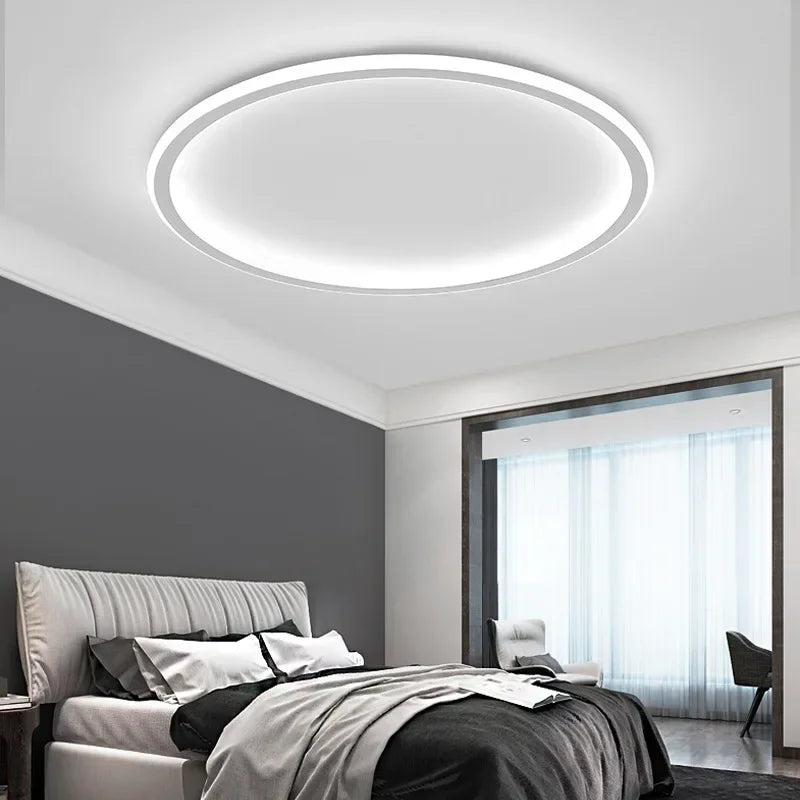 Nordhalo Deckenleuchte | Runde skandinavische LED Lampe im modernen Design