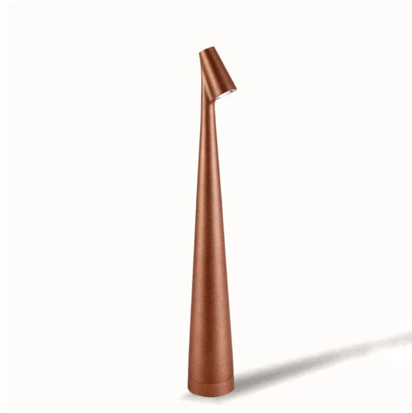 Auralive Tischlampe | Kabellose LED Lampe aus Aluminium dimmbar