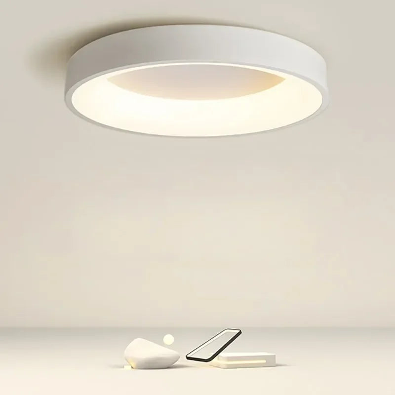 Lunvéra Deckenleuchte | Runde nordische LED-Lampe im minimalistischen Design