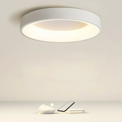 Lunvéra Deckenleuchte | Runde nordische LED-Lampe im minimalistischen Design