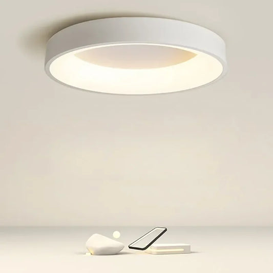 Lunvéra Deckenleuchte | Runde nordische LED-Lampe im minimalistischen Design