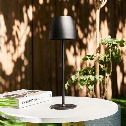 Lumora Tischlampe | Kabellose LED Designlampe mit Touch Dimmung