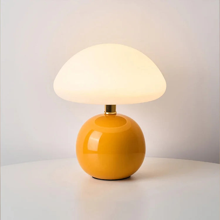 BelleChampignon Pilzlampe | Französische LED Lampe im Bauhaus Stil mit 3 Lichtfarben