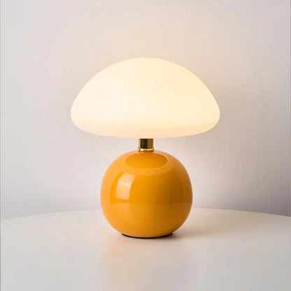 BelleChampignon Pilzlampe | Französische LED Lampe im Bauhaus Stil mit 3 Lichtfarben