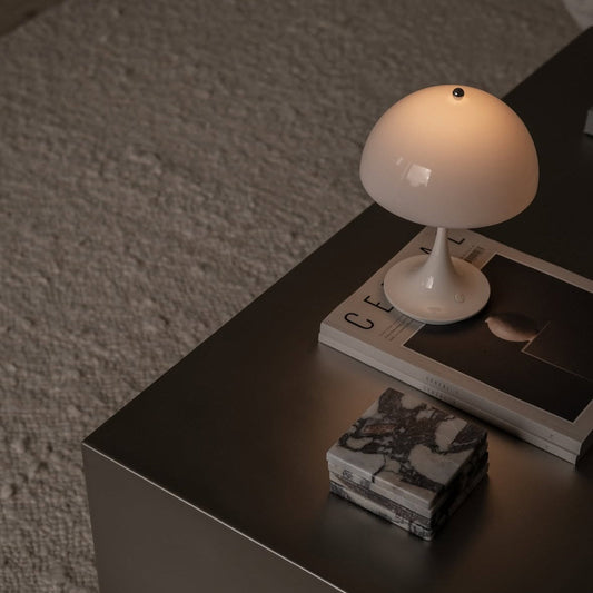 Lucivora Tischleuchte | Elegante Pilzlampe mit warmem Licht