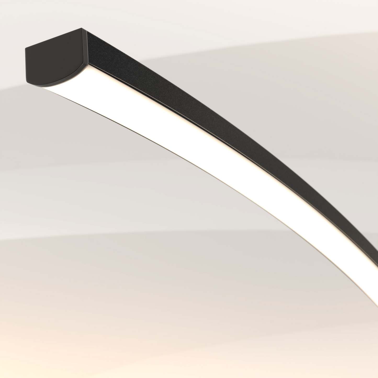 Lampadaire Arc Solvéra | LED Intégrée Dimmable | Métal & Acrylique