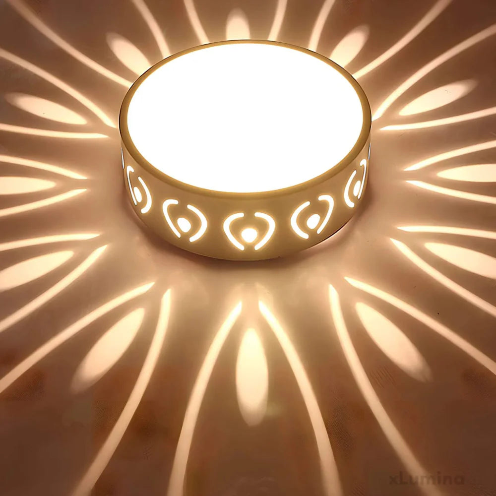 Averyn Deckenleuchte | Flache runde LED-Lampe im modernen Design