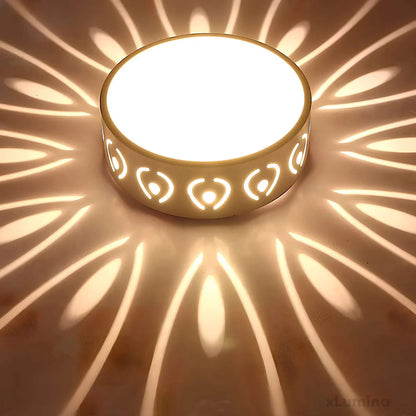 Averyn Deckenleuchte | Flache runde LED-Lampe im modernen Design