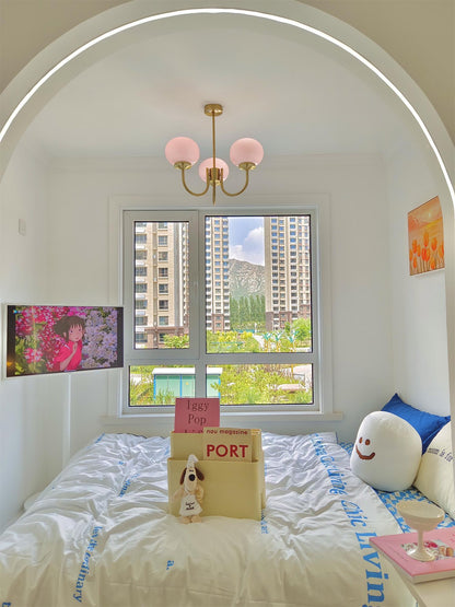 Velvéra Deckenleuchte | Moderner Marshmallow-Kronleuchter