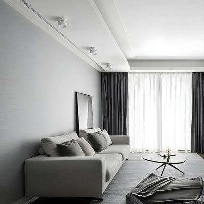 Plafonnier Klyvora | LED 5W Orientable | Aluminium Cylindrique Minimaliste