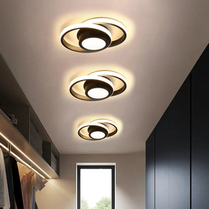 Plafonnier Xylon | LED 32W 3CCT 3000K–6000K | Double Anneau Nordique