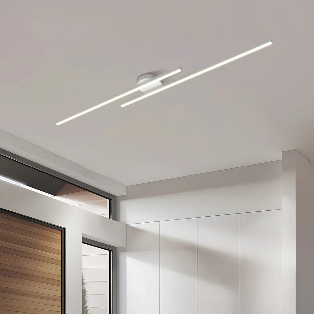 Alvéra Deckenleuchte | Halbbündige LED-Lampe im minimalistischen Design