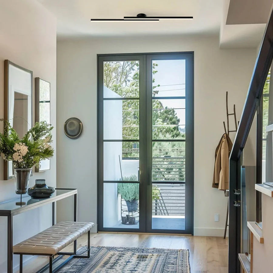 Alvéra Deckenleuchte | Halbbündige LED-Lampe im minimalistischen Design