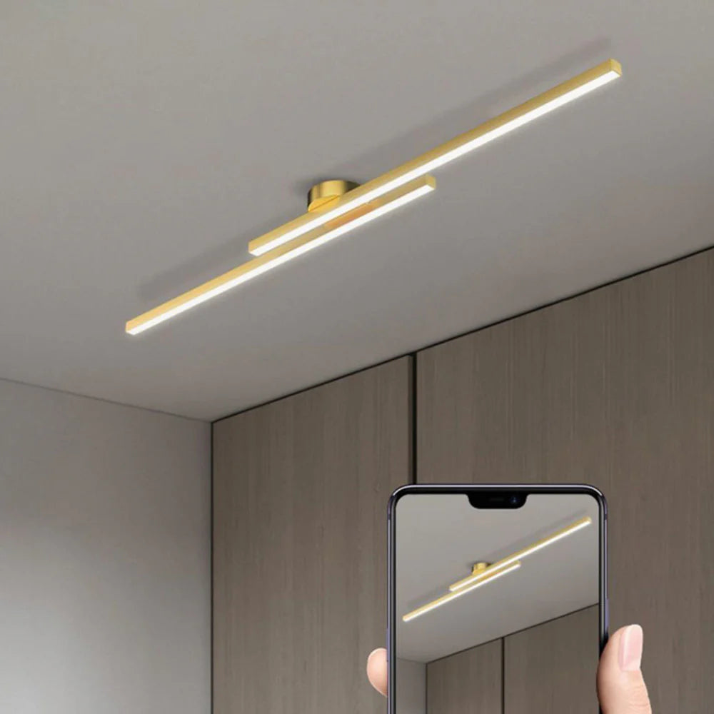 Alvéra Deckenleuchte | Halbbündige LED-Lampe im minimalistischen Design