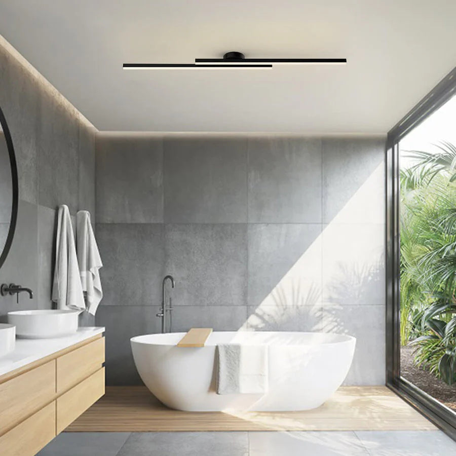 Alvéra Deckenleuchte | Halbbündige LED-Lampe im minimalistischen Design