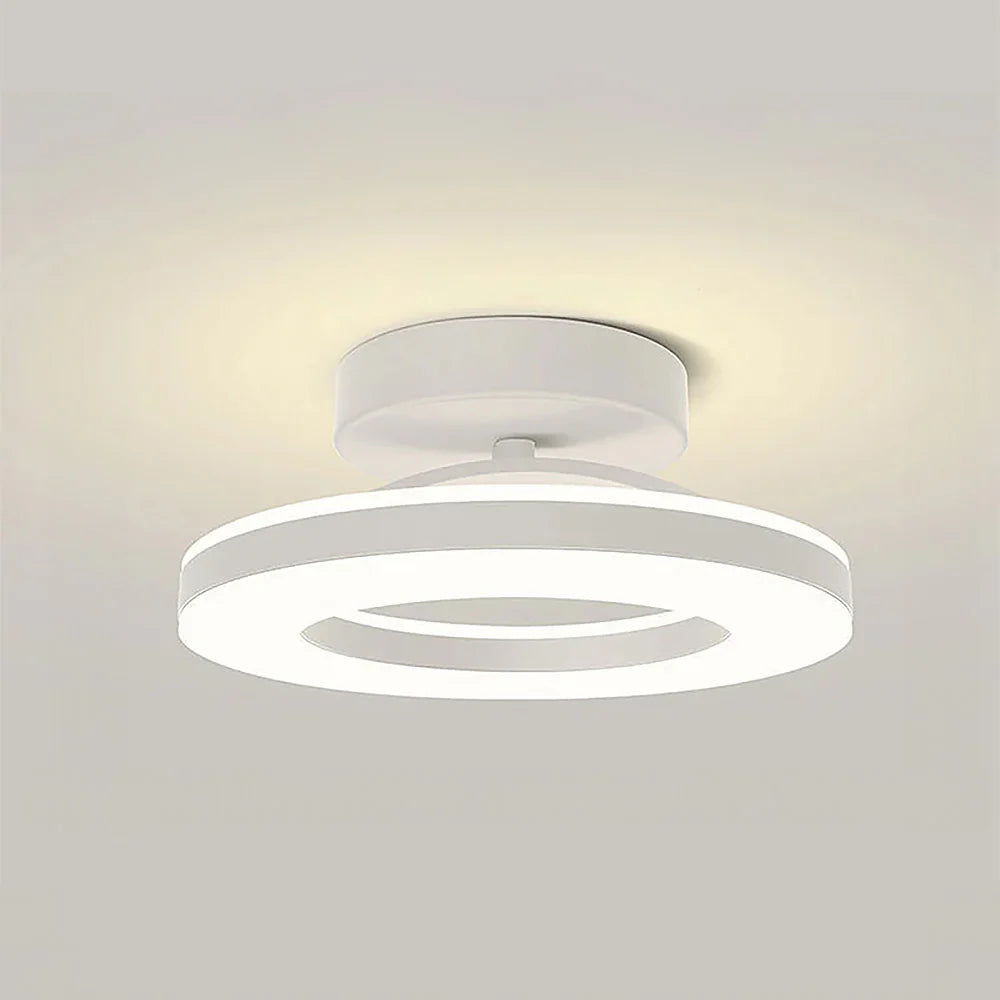 Plafonnier Olyssia | LED 12W/19W 3000K–6000K Dimmable | Finition Dorée