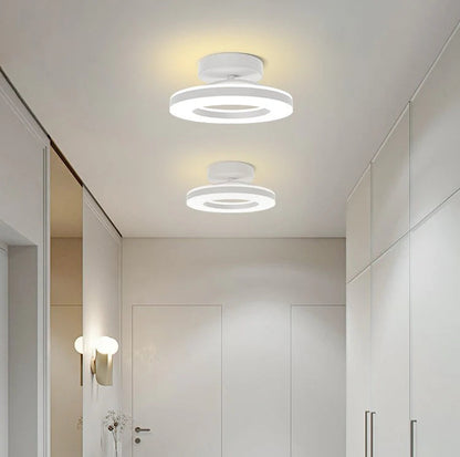 Plafonnier Olyssia | LED 12W/19W 3000K–6000K Dimmable | Finition Dorée