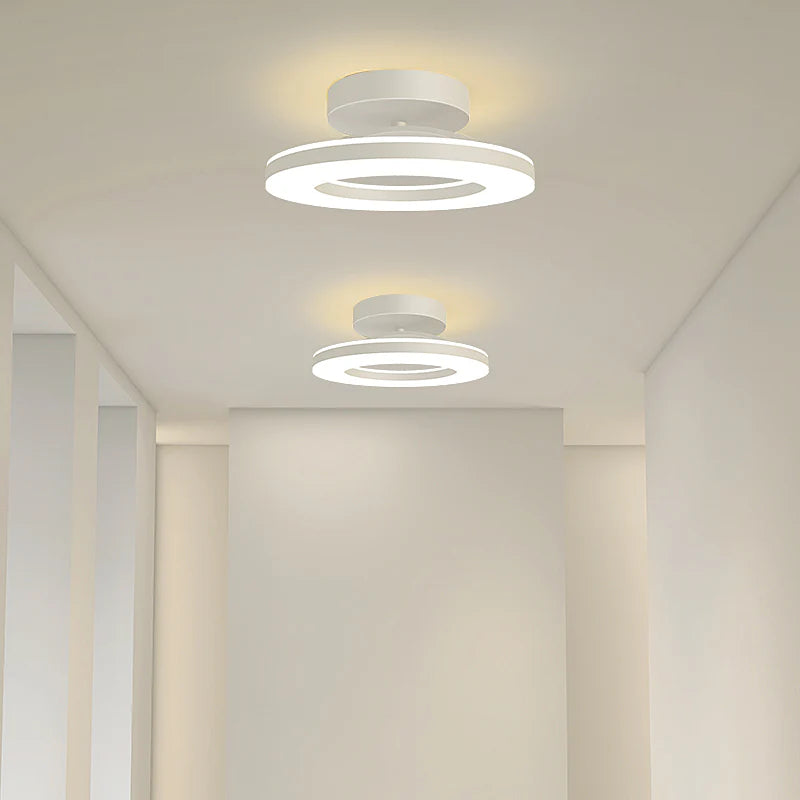 Plafonnier Olyssia | LED 12W/19W 3000K–6000K Dimmable | Finition Dorée