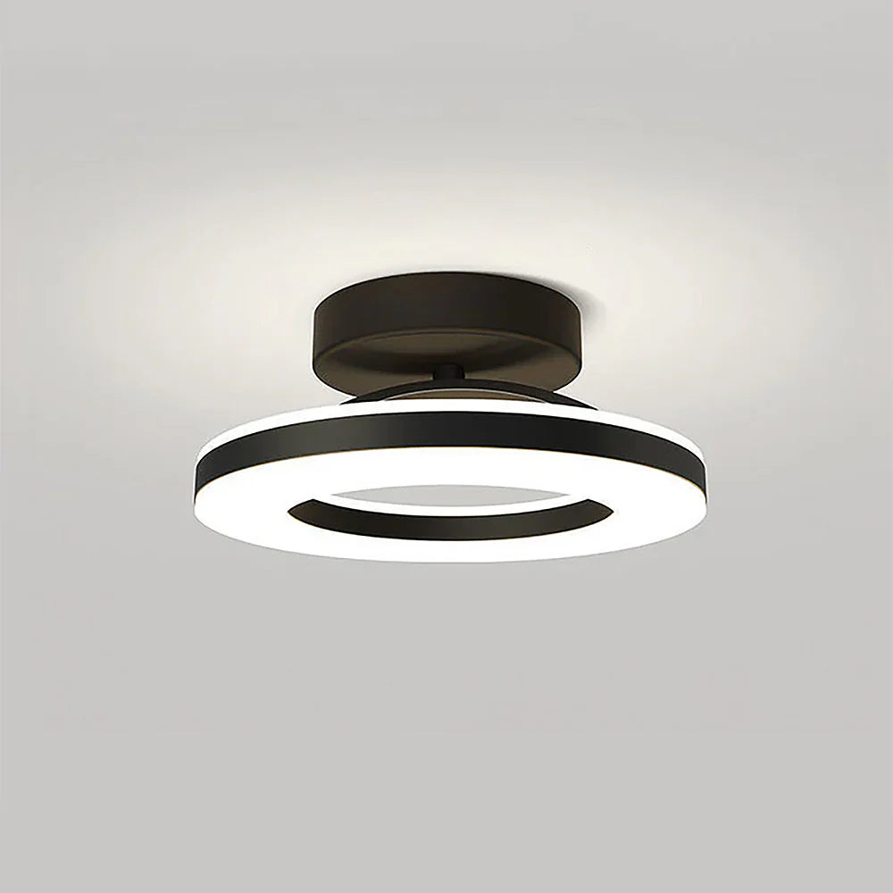 Plafonnier Olyssia | LED 12W/19W 3000K–6000K Dimmable | Finition Dorée