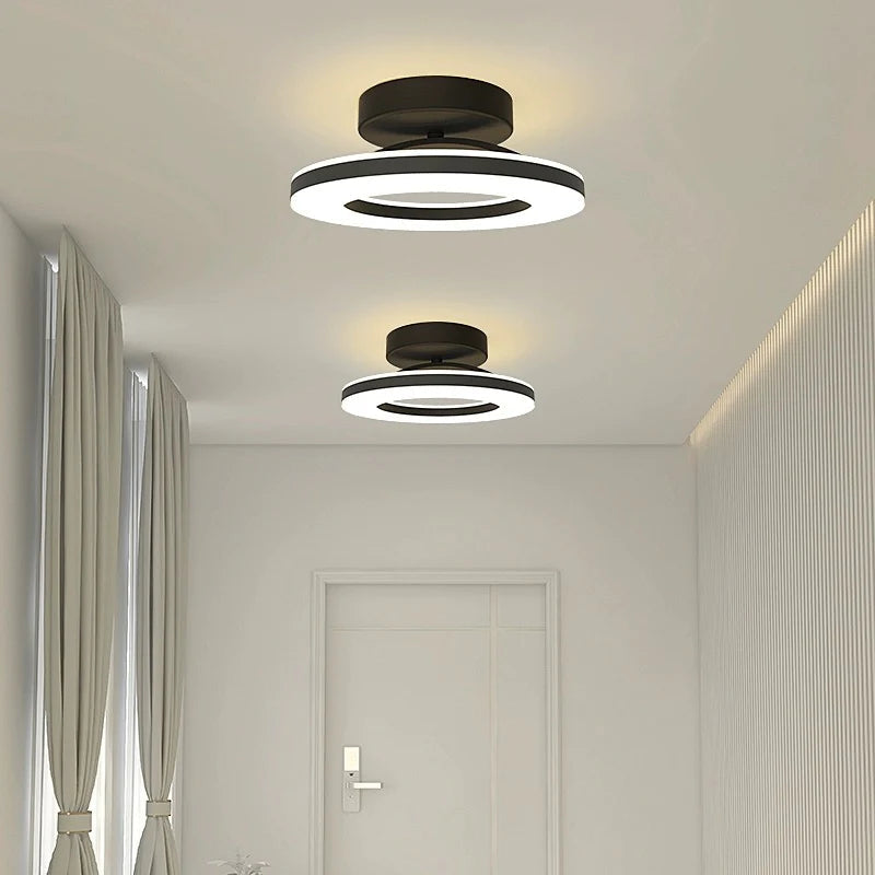 Plafonnier Olyssia | LED 12W/19W 3000K–6000K Dimmable | Finition Dorée