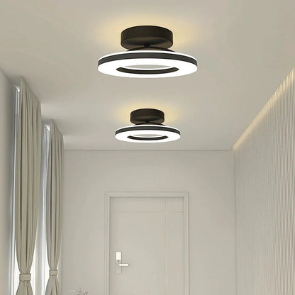 Plafonnier Olyssia | LED 12W/19W 3000K–6000K Dimmable | Finition Dorée