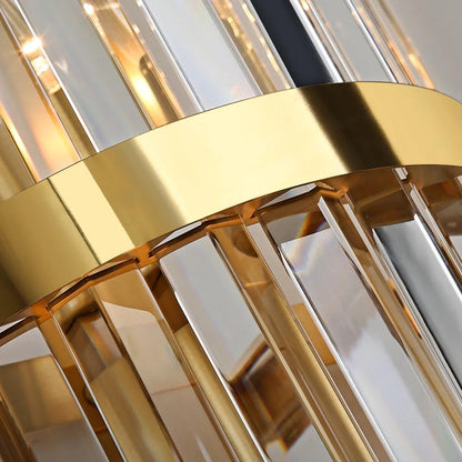 Applique Murale Élyndor | G9/E14 9W 3000K | Acier Inox & Cristal Luxe