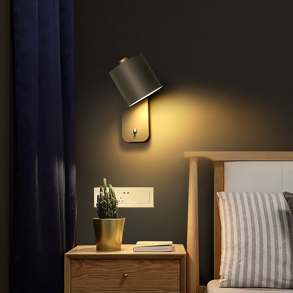 Applique murale LED Aerava avec interrupteur | Métal | Moderne