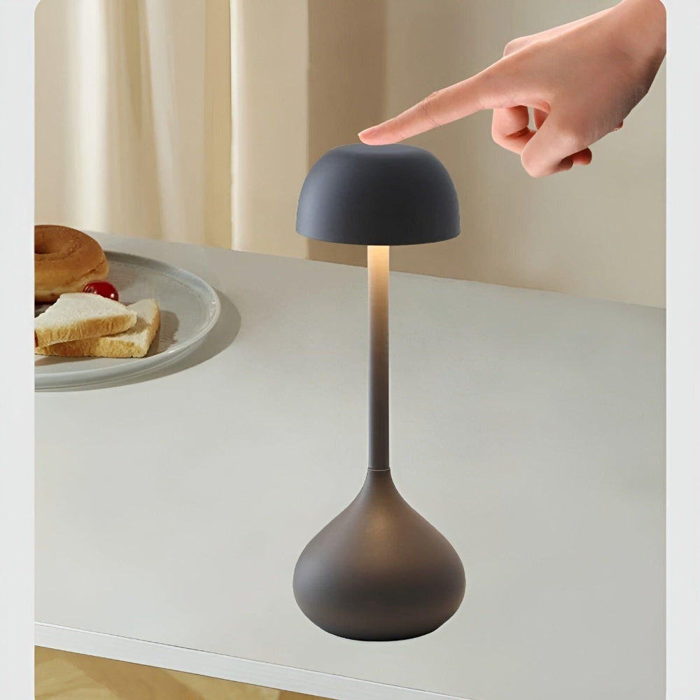 Lampe de Table Xymeria | LED Dimmable USB Sans Fil | Format Champignon 11×30 cm