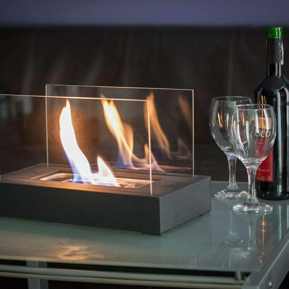 Feurza Tischfeuer | Deko Bioethanol Feuer für Wohnzimmer