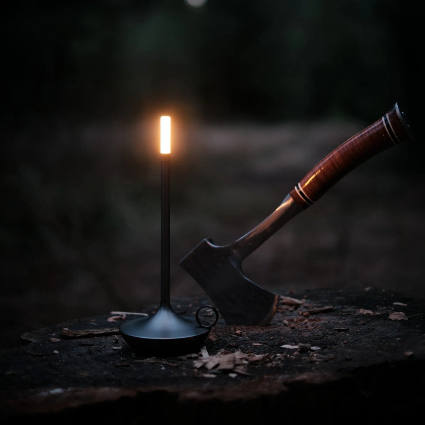 NordLumen Kerzenlampe | Skandi LED Lampe mit Touch Dimmung