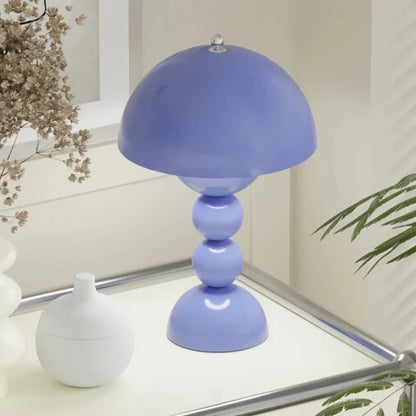 FleurNord Tischlampe | Nordic LED Lampe im Macaron Stil mit Farbakzenten
