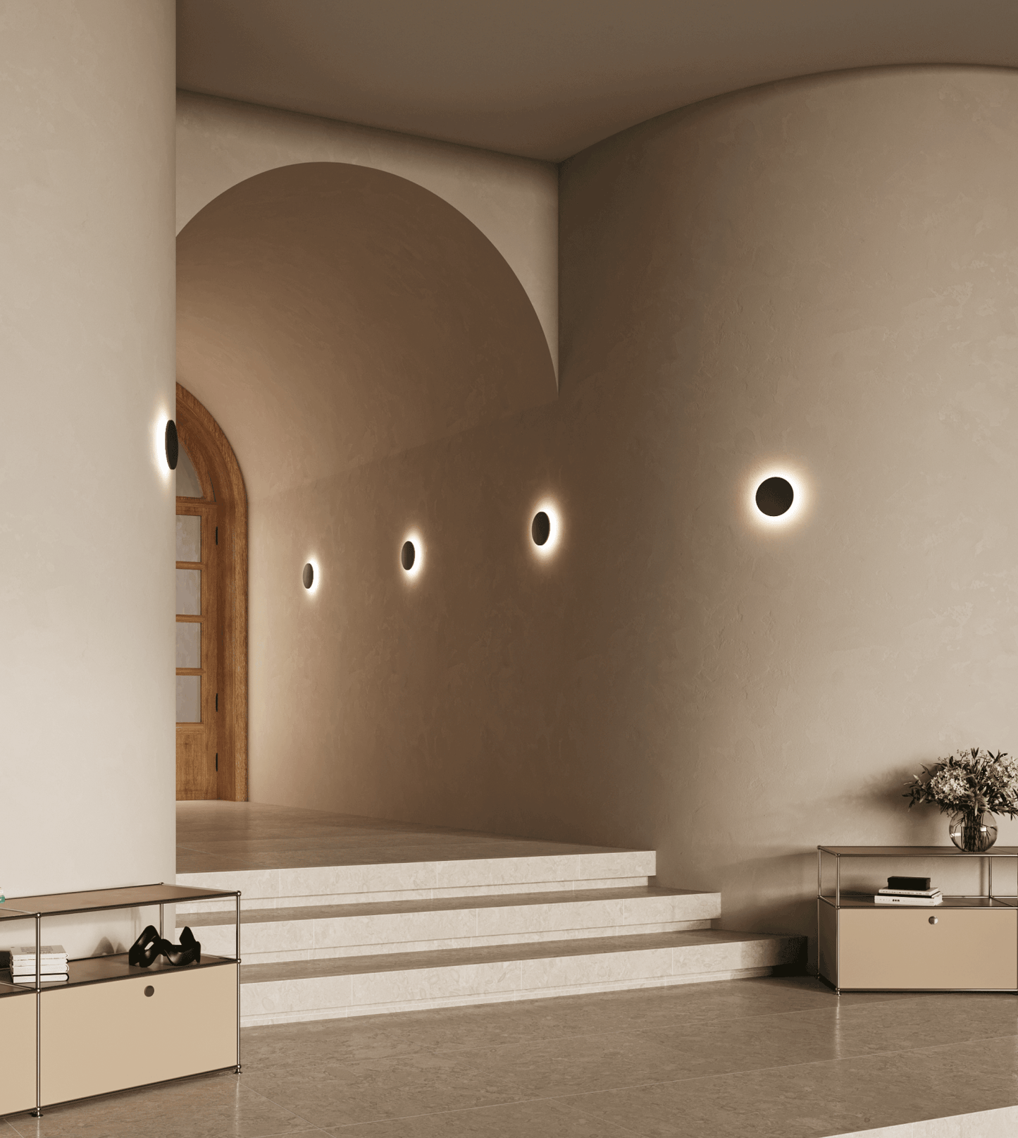 Applique Murale Orynthia | LED 6W 2700K IP65 | Aluminium Intérieur-Extérieur