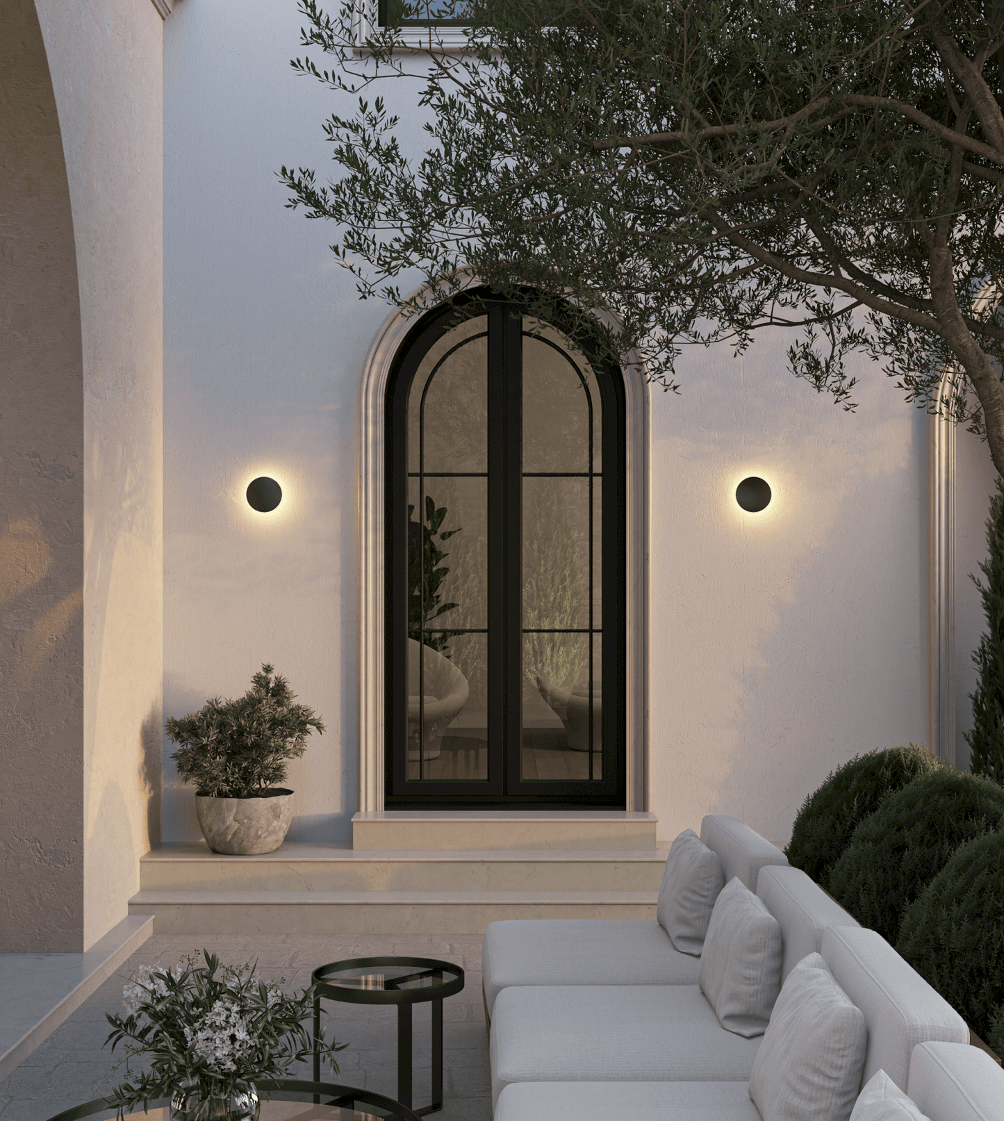Applique Murale Orynthia | LED 6W 2700K IP65 | Aluminium Intérieur-Extérieur