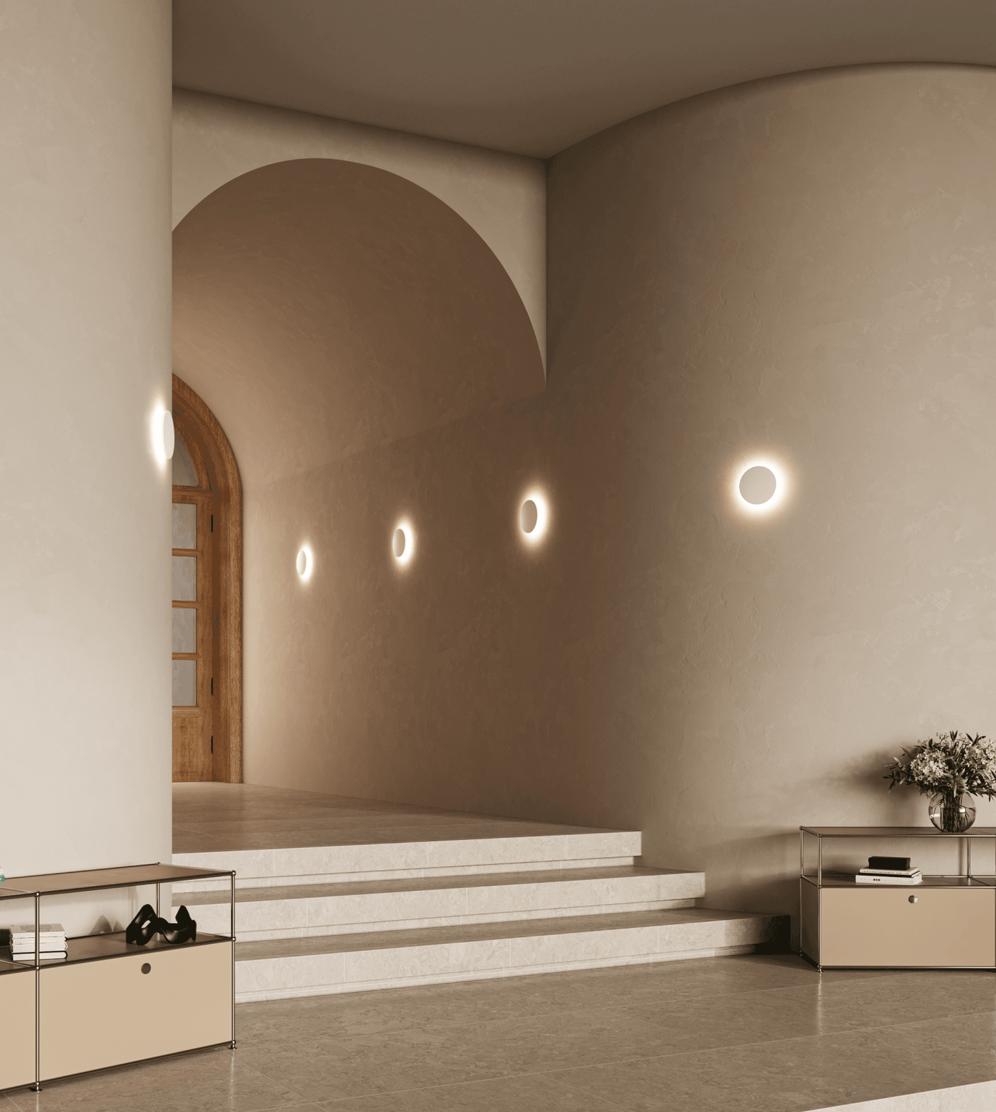 Applique Murale Orynthia | LED 6W 2700K IP65 | Aluminium Intérieur-Extérieur