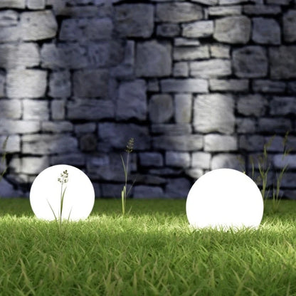 LunaSphere Gartenleuchte | LED Kugel Licht mit Farbwechsel & Fernbedienung