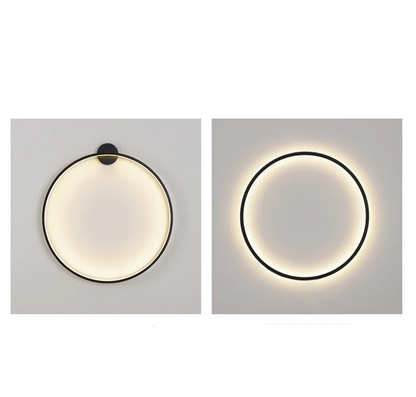 Applique Murale Orvélia | LED 3CCT + Gradation 10 Niveaux | Anneau Aluminium