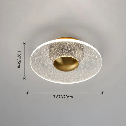 Plafonnier Célyra | LED 10W Dimmable 3000K–6000K | Acrylique Géométrique
