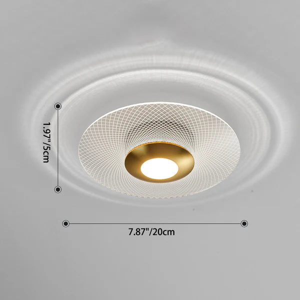 Plafonnier Célyra | LED 10W Dimmable 3000K–6000K | Acrylique Géométrique
