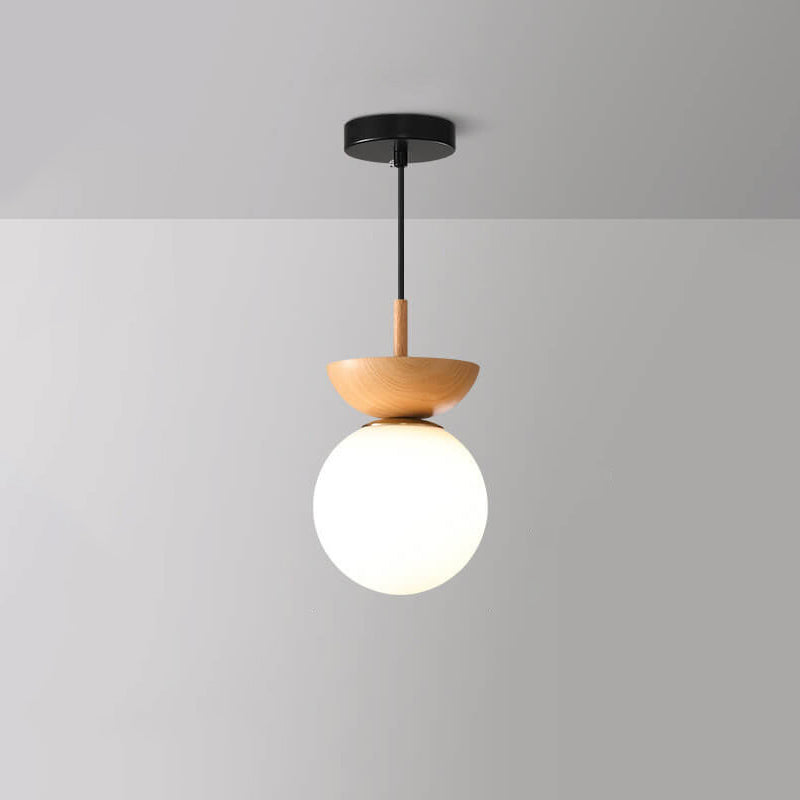 Suspension Élarin | LED CCT 3000K-4000K-6000K | Bois & Acrylique Japonais