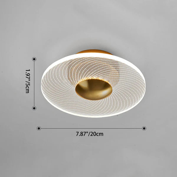 Plafonnier Célyra | LED 10W Dimmable 3000K–6000K | Acrylique Géométrique