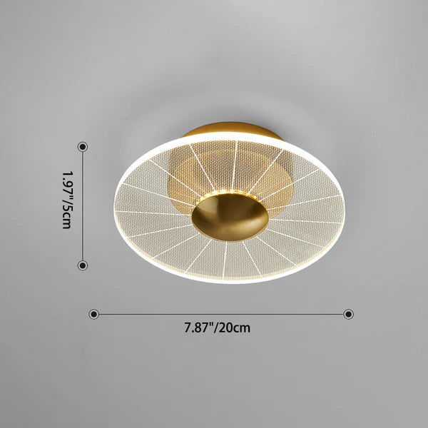 Plafonnier Célyra | LED 10W Dimmable 3000K–6000K | Acrylique Géométrique